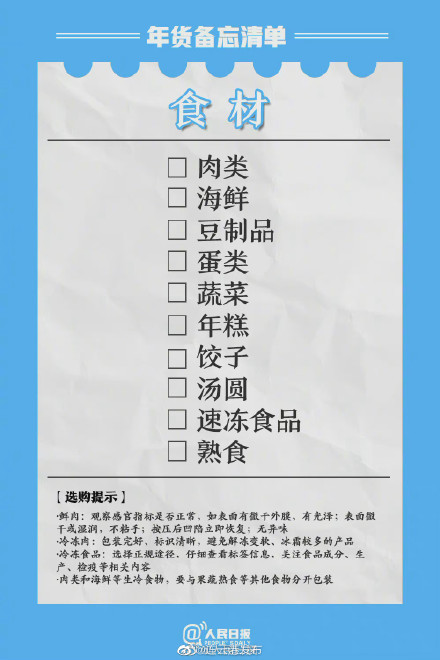 還有2天過年,收好這份年貨分類采購清單 還有2天過年,收好這份年貨分類采購清單